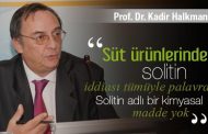 “Süt ürünlerinde Solitin iddiası tümüyle palavra”