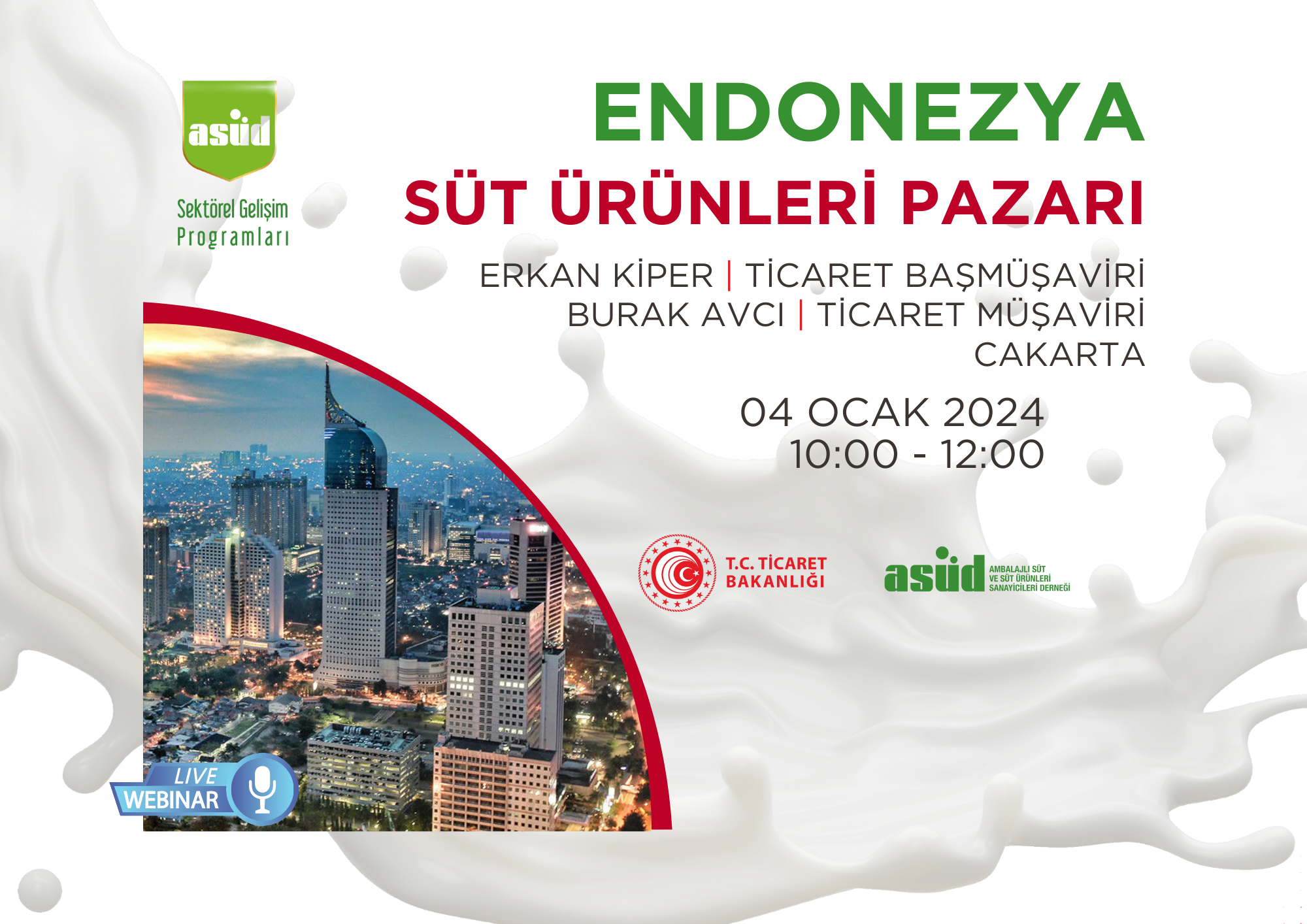 Webinar: Endonezya Süt Ürünleri Pazarı