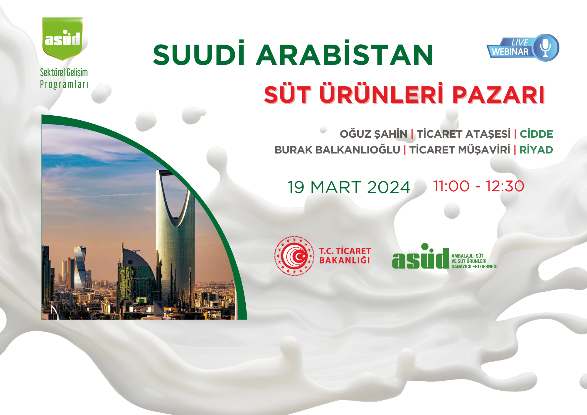 Suudi Arabistan Süt Ürünleri Pazarı Webinarı